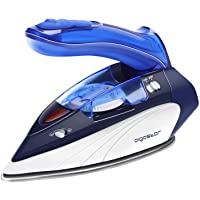 Aigostar Plancha de Viaje Plancha Vapor- Asa plegable- Doble Voltaje 120V-240V- 1100W Plancha Ropa Vapor- Suela de acero…